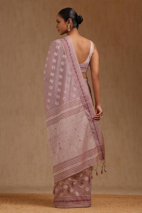 Vasthrlay Lavender Chanderi Design