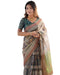 Vasthrlay Handloom Grey Green Traditional Saree
