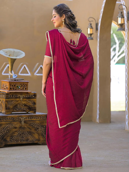 Vasthrlay Blouse Dusty Saree