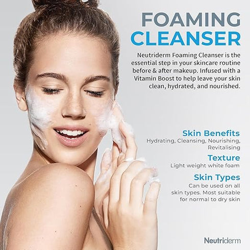 Neutriderm Foaming Cleanser Face Wash