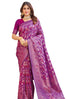 Vasthrlay Banarasi Designer Unstitched Saree