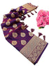 Vasthrlay Kanjivaram Banarasi Lavendar