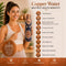 Pure Copper Floral Patterns Water Bottle 1000ml