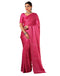 Vasthrlay Womens Printed Unstitched Brown Saree
