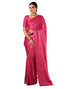 Vasthrlay Womens Printed Unstitched Brown Saree