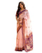 Vasthrlay Womens Printed Unstitched Peach Saree