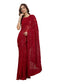Vasthrlay Georgette Embroidery Worksaree Black Ethnic Wear