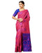 Vasthrlay Banarasi Jacquard Unstitched Teal Saree