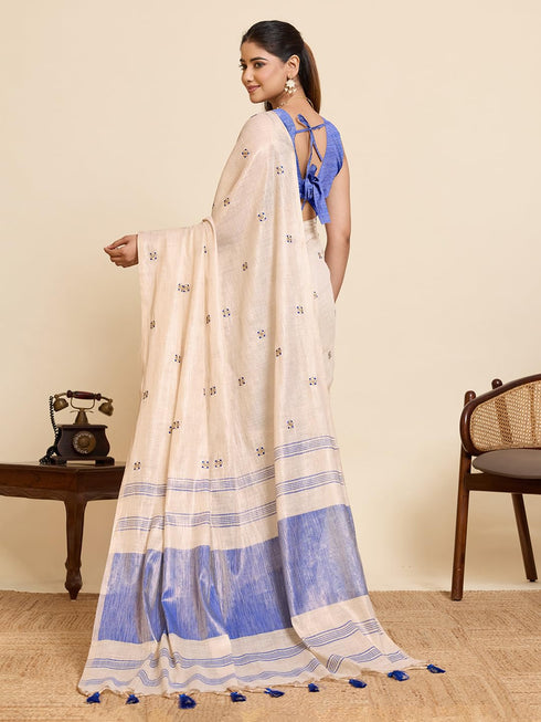 Vasthrlay Premium Embroidery Beautiful Attached