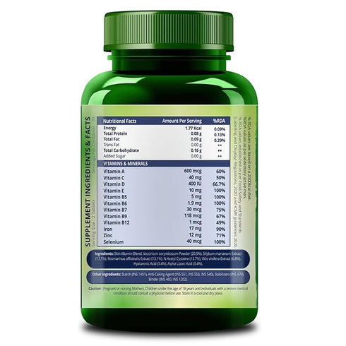 Himalayan Organics Skin Vitamin Tablets