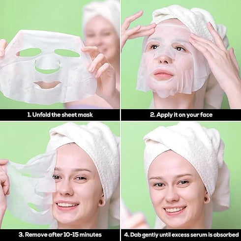 Havintha - Aloe vera Soothing Face Sheet Mask For Glowing Skin