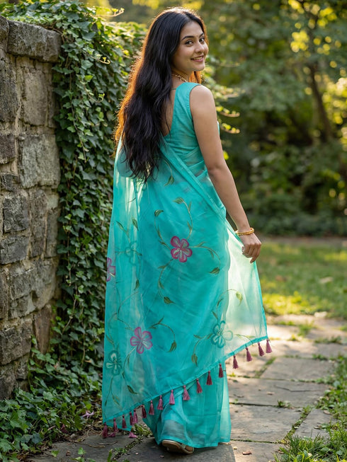 Vasthrlay Yellow Cotton Lightweight Ethnic Wear