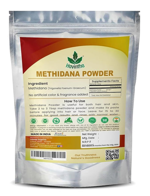 Havintha - Natural Methi Seeds Powder for Hair Growth
