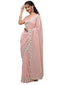 Vasthrlay Georgette Embroidery Unstitched Pink Ethnic Wear