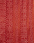 Vasthrlay Bandhani Printed Chiffon Red And Orange Saree With Unstitched Blouse Piece