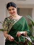 Vasthrlay Sequins Embroidery Black Saree