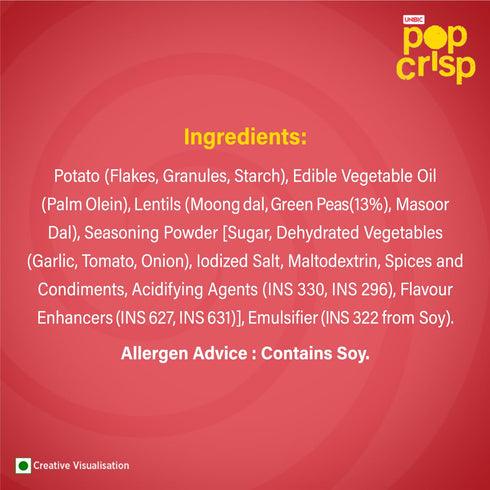 UNIBIC POP Crisp & Lentil and Pea