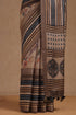 Vasthrlay Multicolour Crepe Striped
