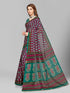 Vasthrlay Cotton Printed Mulmul Saree