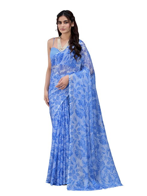 Vasthrlay Chiffon Floral Saree