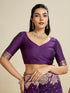 Vasthrlay Kanjivaram Wedding Banarasi Weaving Wine Pink