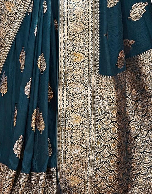 Vasthrlay Banarasi Kanjivaram Unstitched Pink Saree