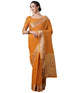 Vasthrlay Banarasi Unstitched Musturd Ethnic Wear