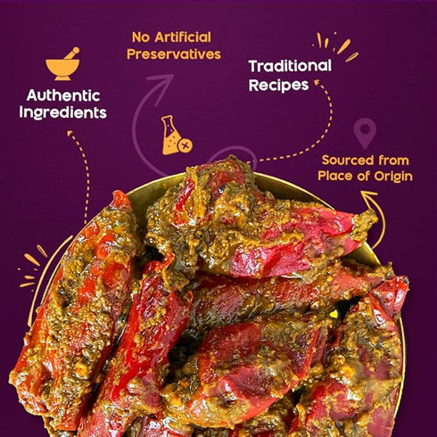 Postcard Banarasi Red Chilli Pickle