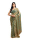 Vasthrlay Orange Unstitched Saree