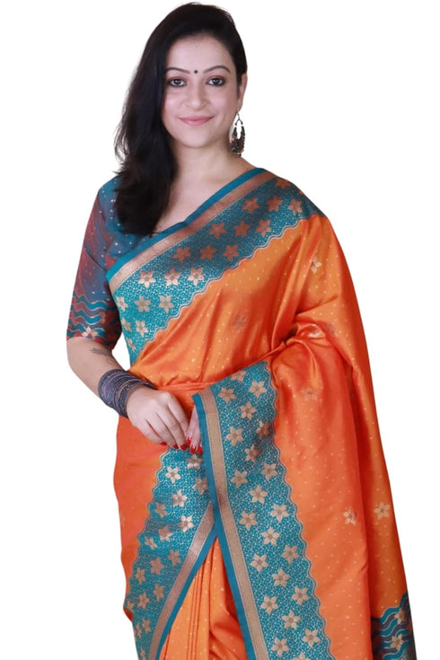 Vasthrlay Kanjivaram Unstitched Blouse Ethnic Wear