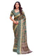 Vasthrlay Womens Printed Unstitched Purple Saree