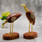 Wooden and Brass Saras Pair-6 inch