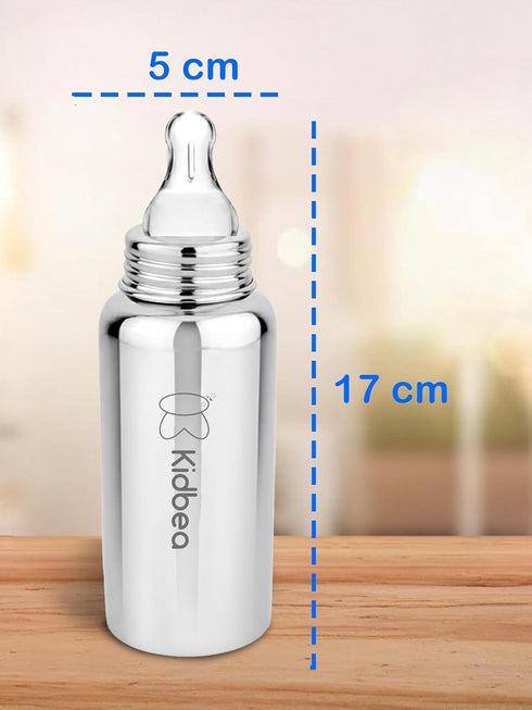 Kidbea Steel Baby Feeding Bottle