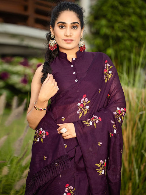Vasthrlay Embroidered Unstitched Rt Ethnic Wear