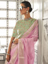 Vasthrlay Unstitched Multicolor Comfortable Friendly Saree