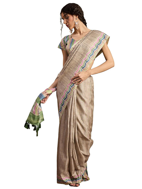 Vasthrlay Georgette Madhubani Unstitched Su Ethnic Wear