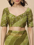 Vasthrlay Georgette Leheriya Embroidered Rani Saree