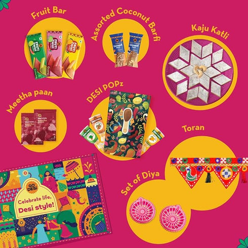 GO DESi Diwali Gift Box -17 Items