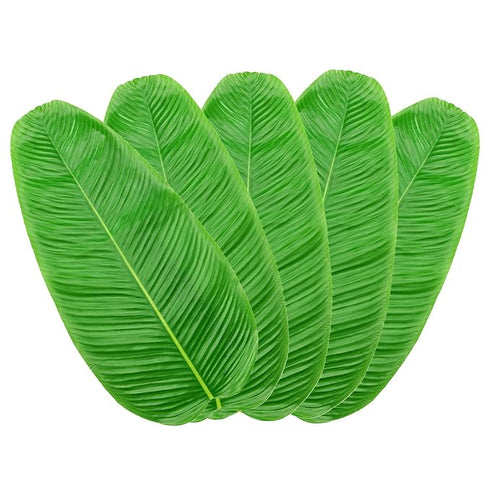 Artificial Tropical Banana Leaf For Dining Table