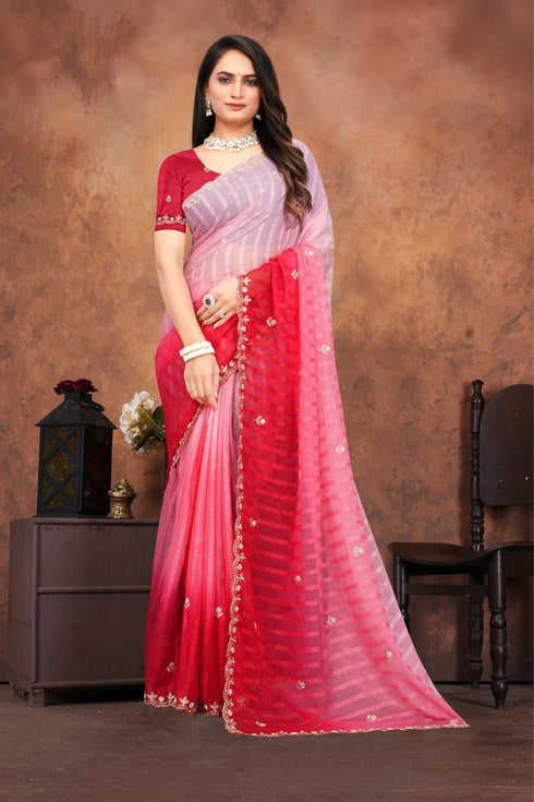 Vasthrlay Designer Embroidered Elegant Cutwork