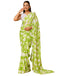 Vasthrlay Georgette Printed Unstitched Lavender Saree
