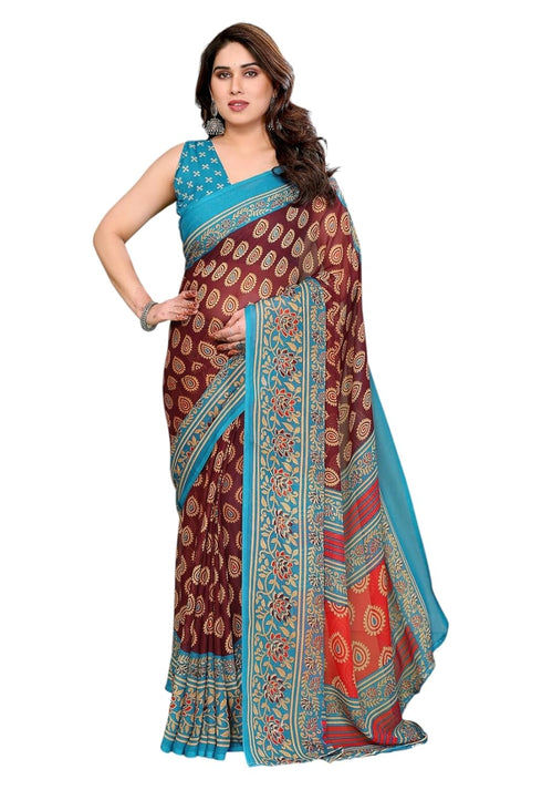 Vasthrlay Georgette Traditional Ethinic Az Ys Vaidika Ethnic Wear