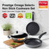 Prestige Non-Stick 3 Pc Cookware Set with Stainless Steel Lid