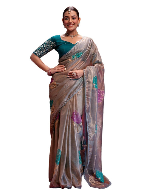 Vasthrlay Shimmer Light Saree