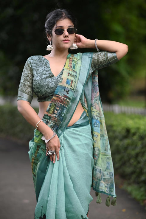 Vasthrlay Fashion Cotton Printed Ethnic Wear