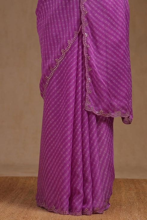 Vasthrlay Georgette Leheriya Sequins