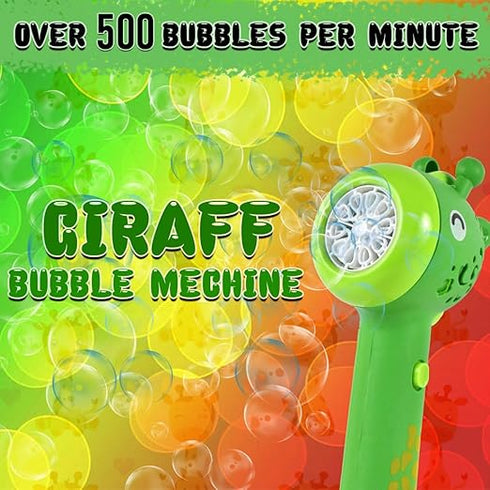 Giraffe Bubble Stick With Led Lights