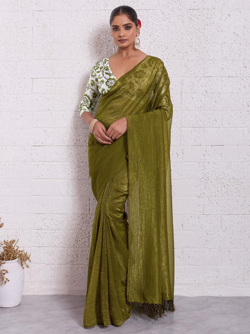 Vasthrlay Unstitched Tassels Latkans Sum Ethnic Wear