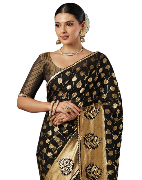 Vasthrlay Georgette Printed Unstitched Maroon Saree