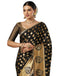 Vasthrlay Georgette Printed Unstitched Maroon Saree